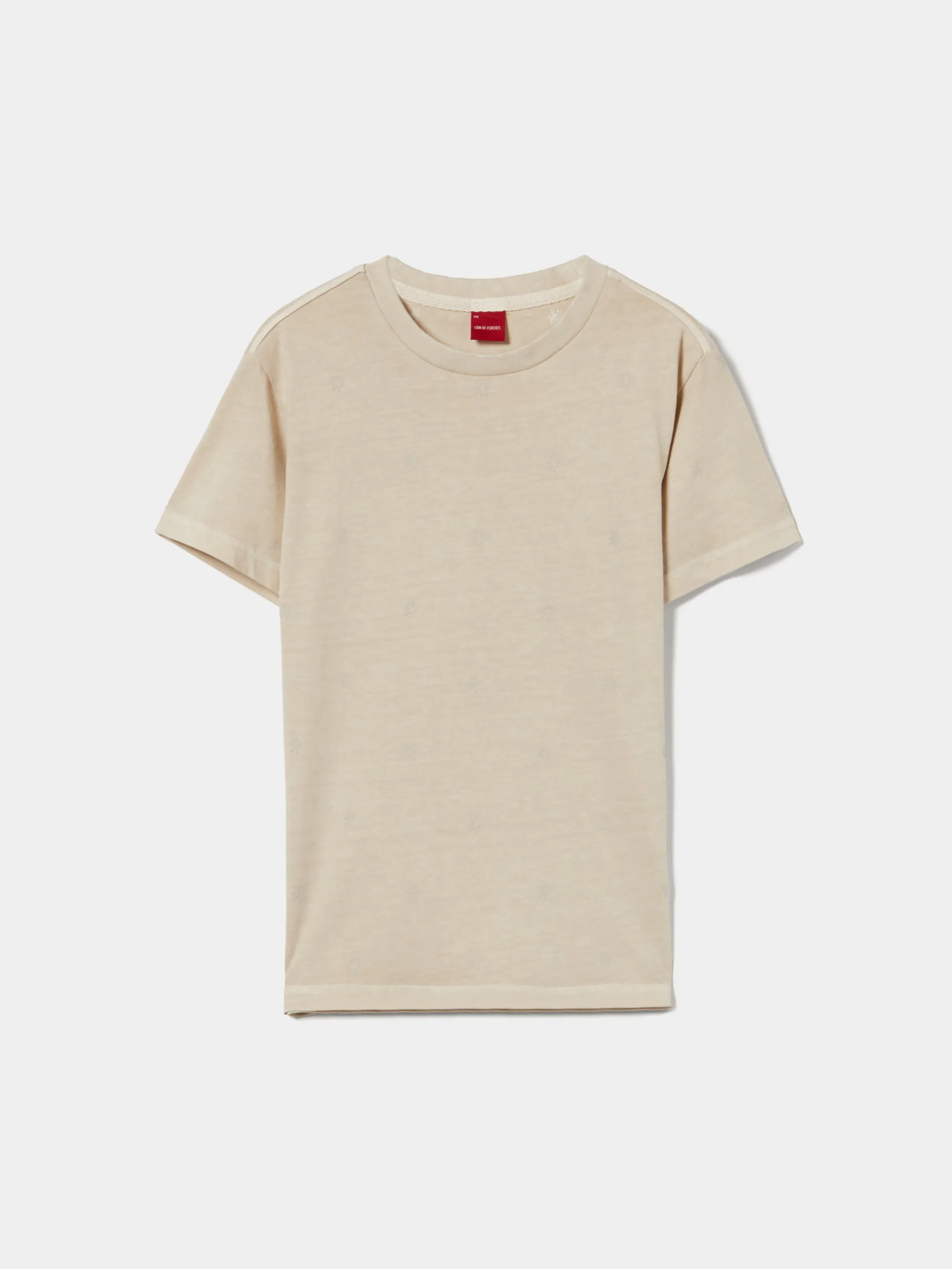 T-shirt de algodão com leões