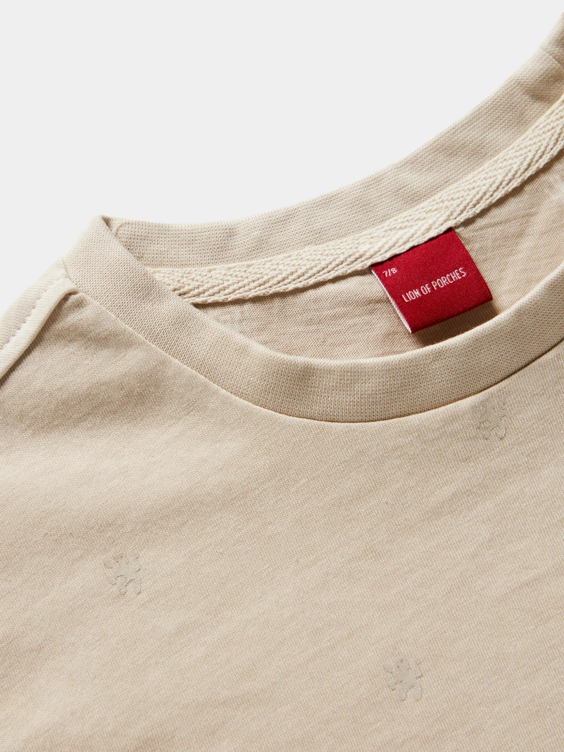 T-shirt de algodão com leões