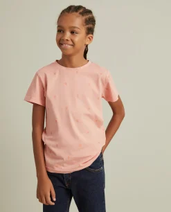 T-shirt de algodão com leões