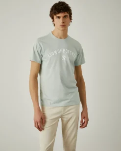 T-shirt de algodão com logotipo no peito