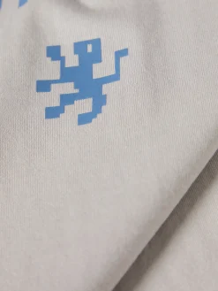 T-shirt de algodão com logotipo no peito
