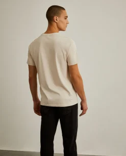 T-shirt de algodão com mensagem