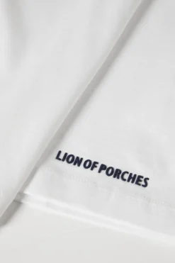 T-shirt de algodão decote em V