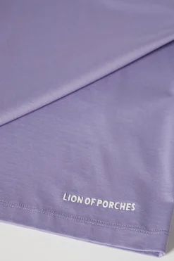 T-shirt de algodão decote em V