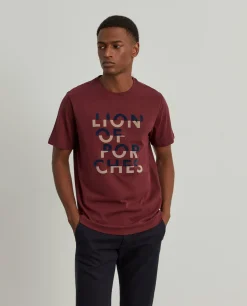 T-shirt de algodão Lion of Porches