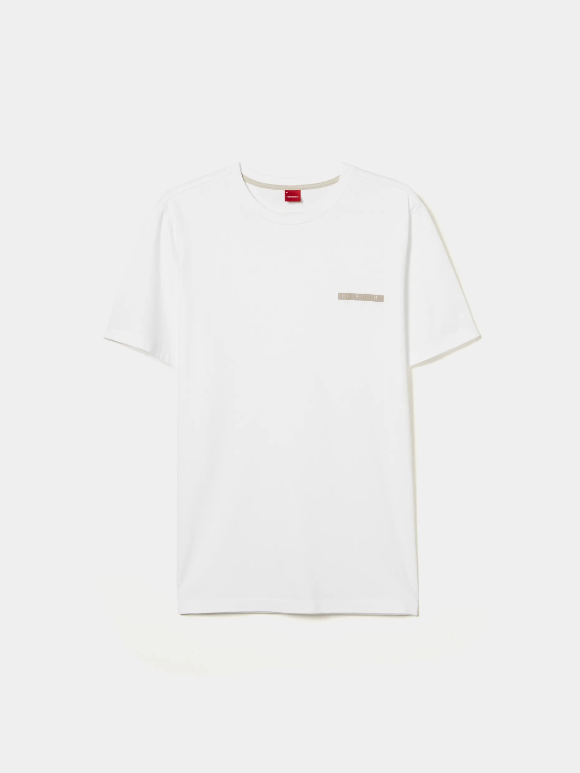 T-shirt de gola redonda 100% algodão