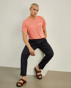 T-shirt de gola redonda 100% algodão