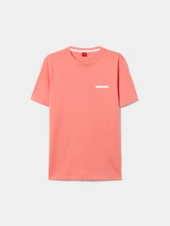 T-shirt de gola redonda 100% algodão