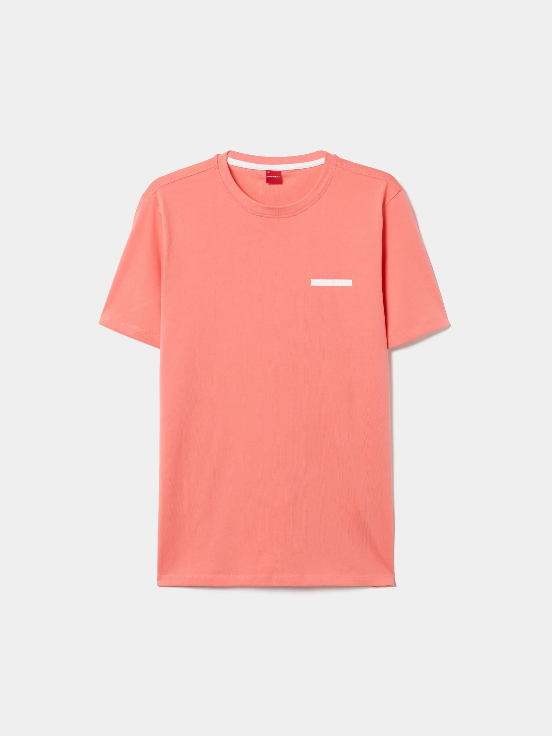 T-shirt de gola redonda 100% algodão