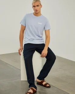 T-shirt de gola redonda 100% algodão