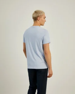 T-shirt de gola redonda 100% algodão