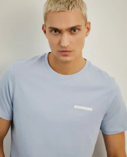 T-shirt de gola redonda 100% algodão