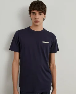 T-shirt de gola redonda 100% algodão