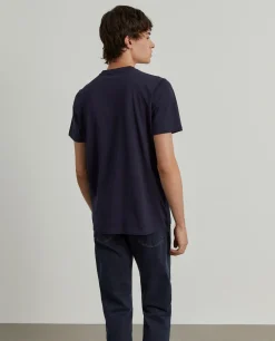 T-shirt de gola redonda 100% algodão