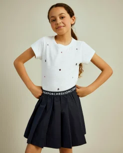 T-shirt de lantejoulas 100% algodão