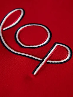 T-shirt manga curta com bordado LOP