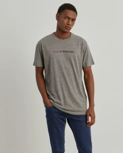 T-shirt manga curta em algodão