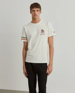 T-shirt masculina de algodão Lion x FDI