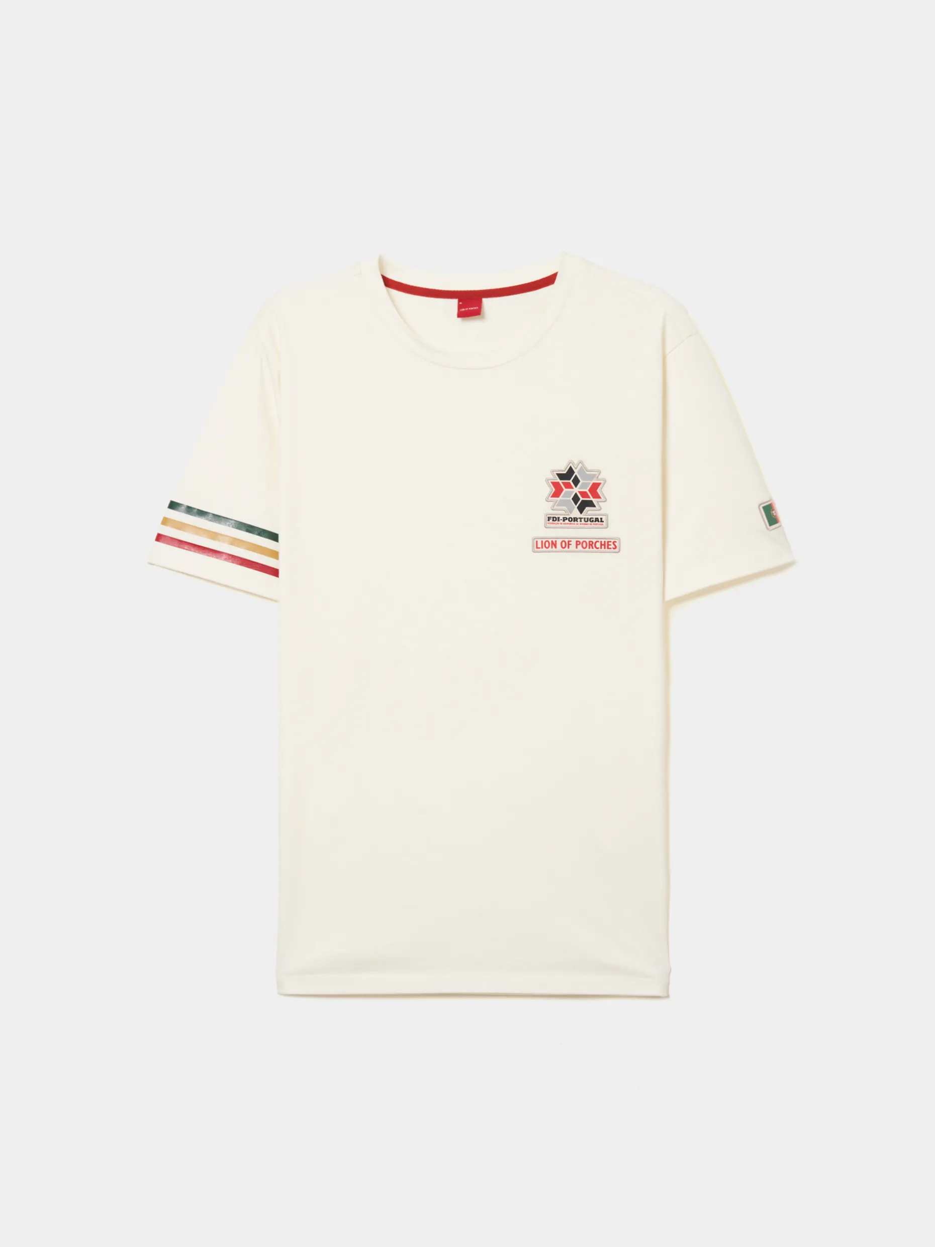 T-shirt masculina de algodão Lion x FDI