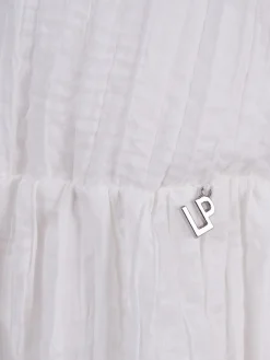 Vestido branco com textura