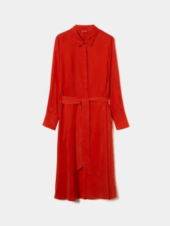 Vestido camiseiro comprido