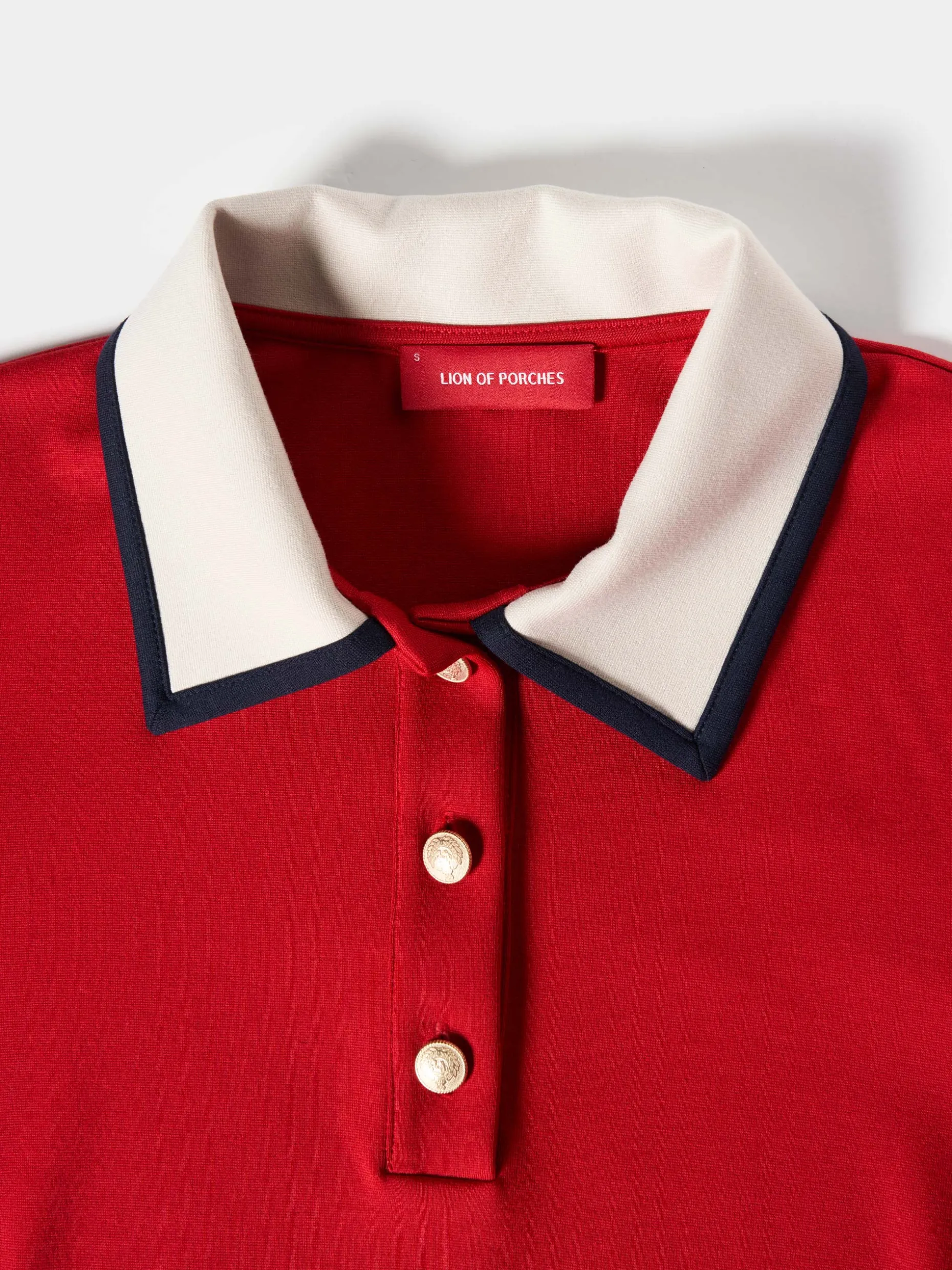 Vestido color block manga comprida