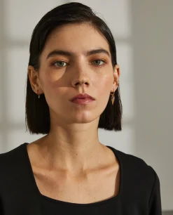 Vestido com lettering em veludo