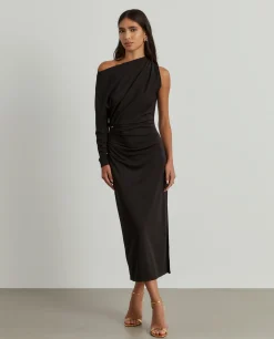 Vestido comprido de uma manga