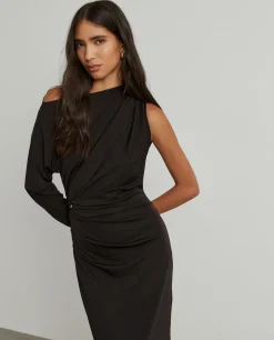 Vestido comprido de uma manga