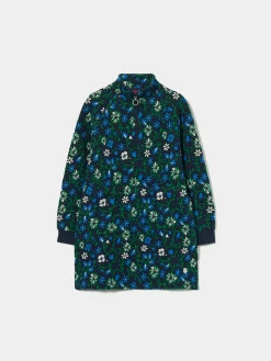 Vestido curto de flores