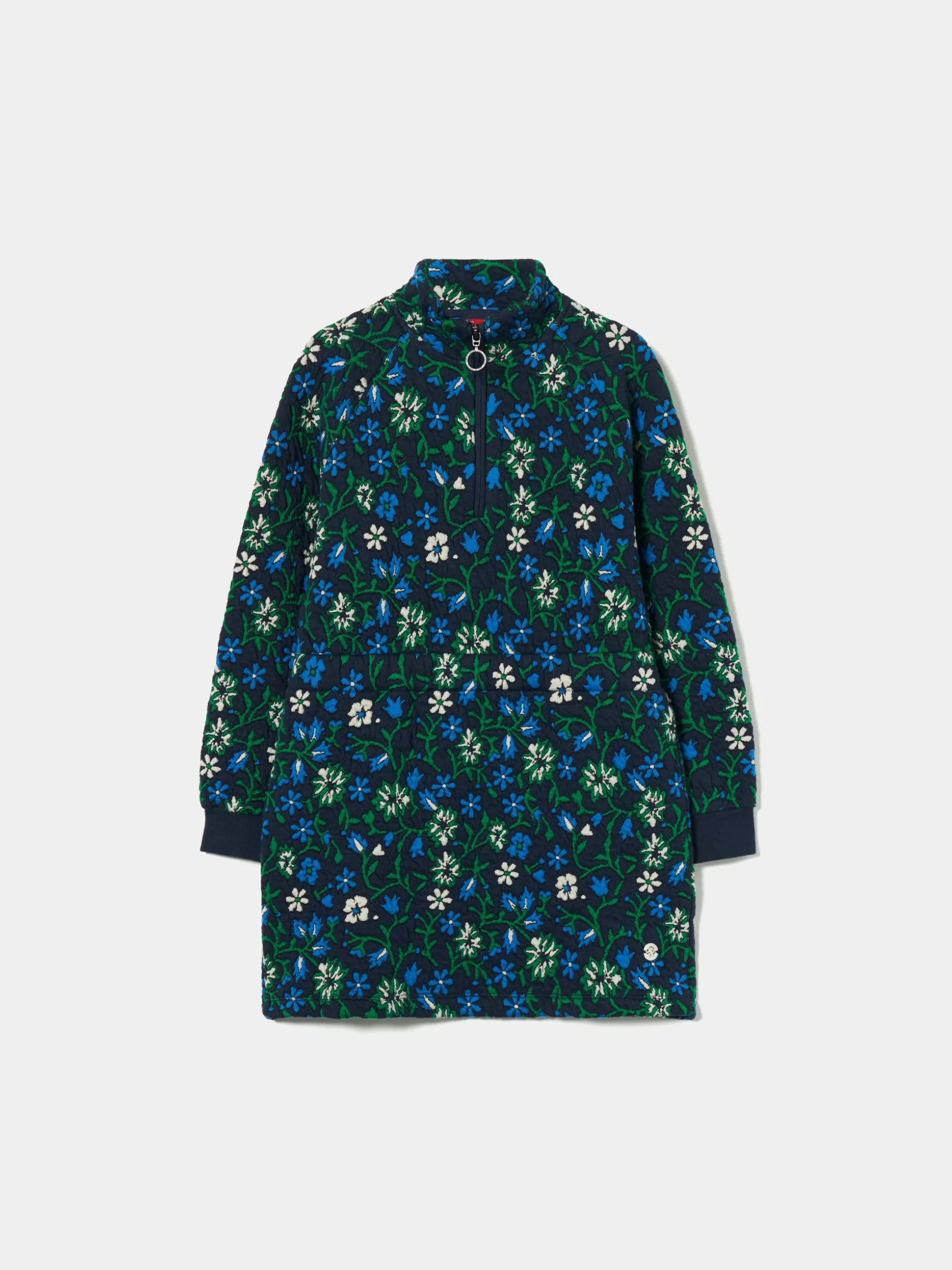 Vestido curto de flores