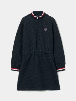 Vestido de malha com manga comprida