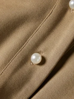 Vestido de malha curto com cinto