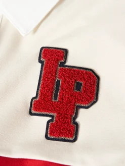 Vestido de malha às riscas