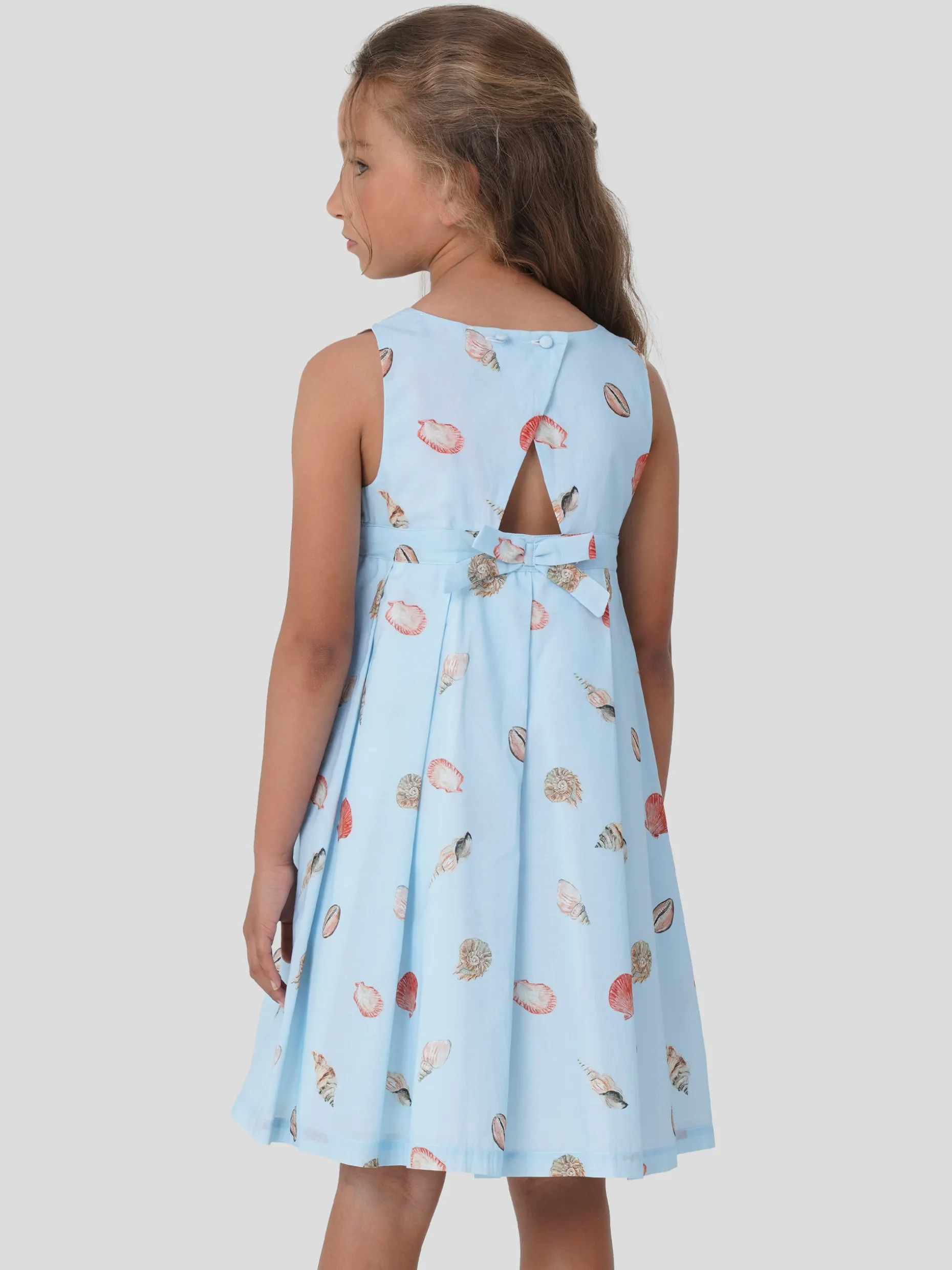 Vestido em Voile Estampado