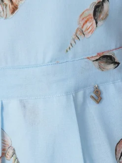 Vestido em Voile Estampado