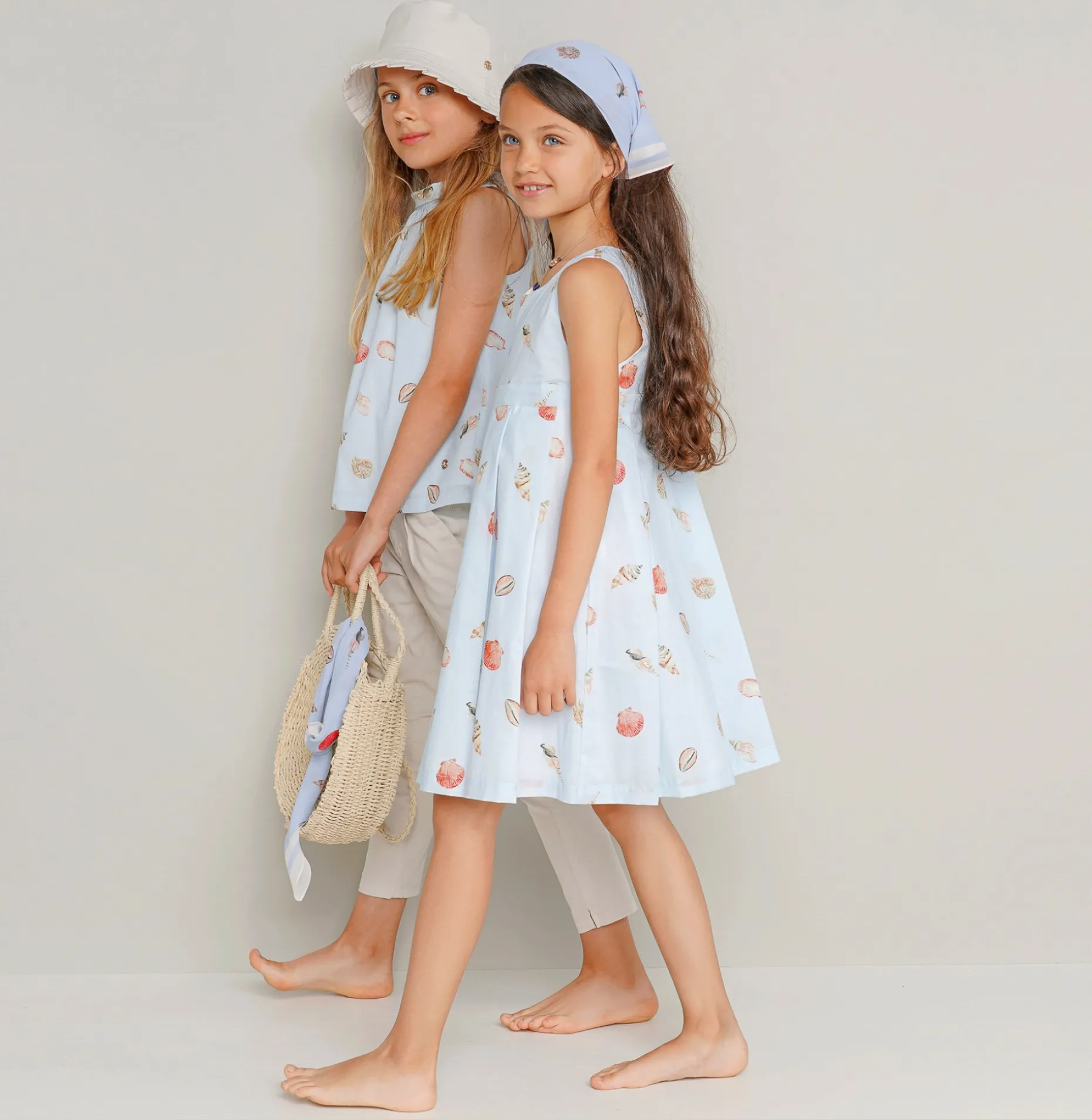 Vestido em Voile Estampado