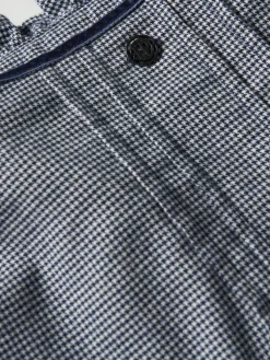 Vestido vichy manga comprida